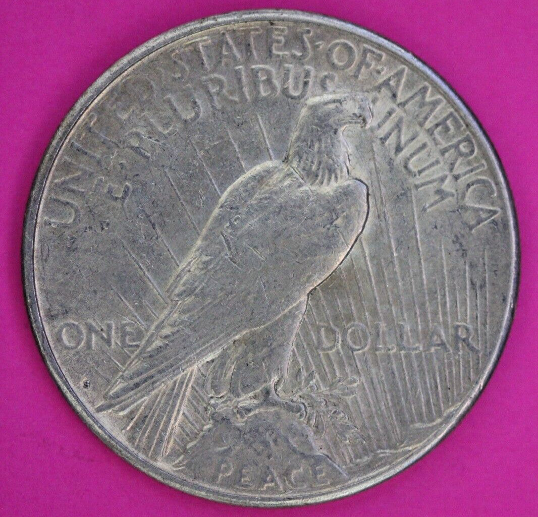 Toned High Grade 1923 S Liberty Peace Silver Dollar Philadelphia Mint Coin 234