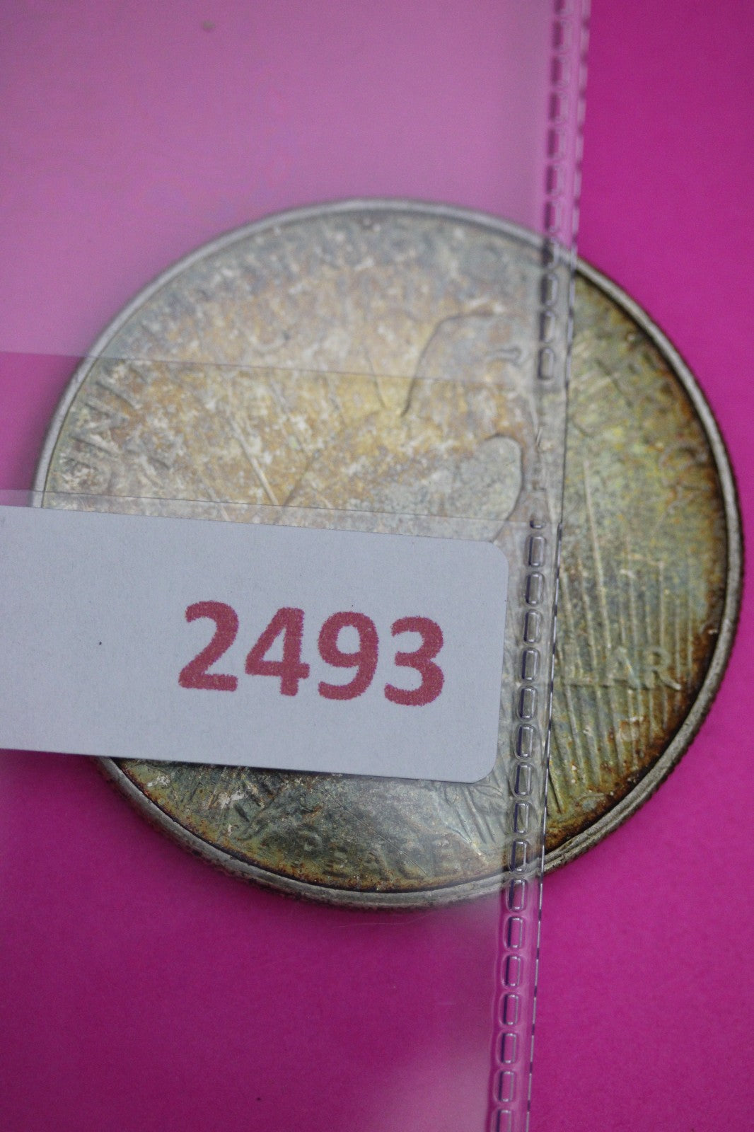 High Grade Toned 1927 S Peace Silver Dollar LIberty Coin Authentic Genuine 2493