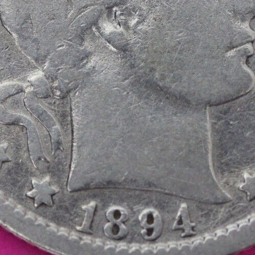 1894 O Barber Liberty Silver Quarter Scarce Semi Key Date New Orleans Mint 66