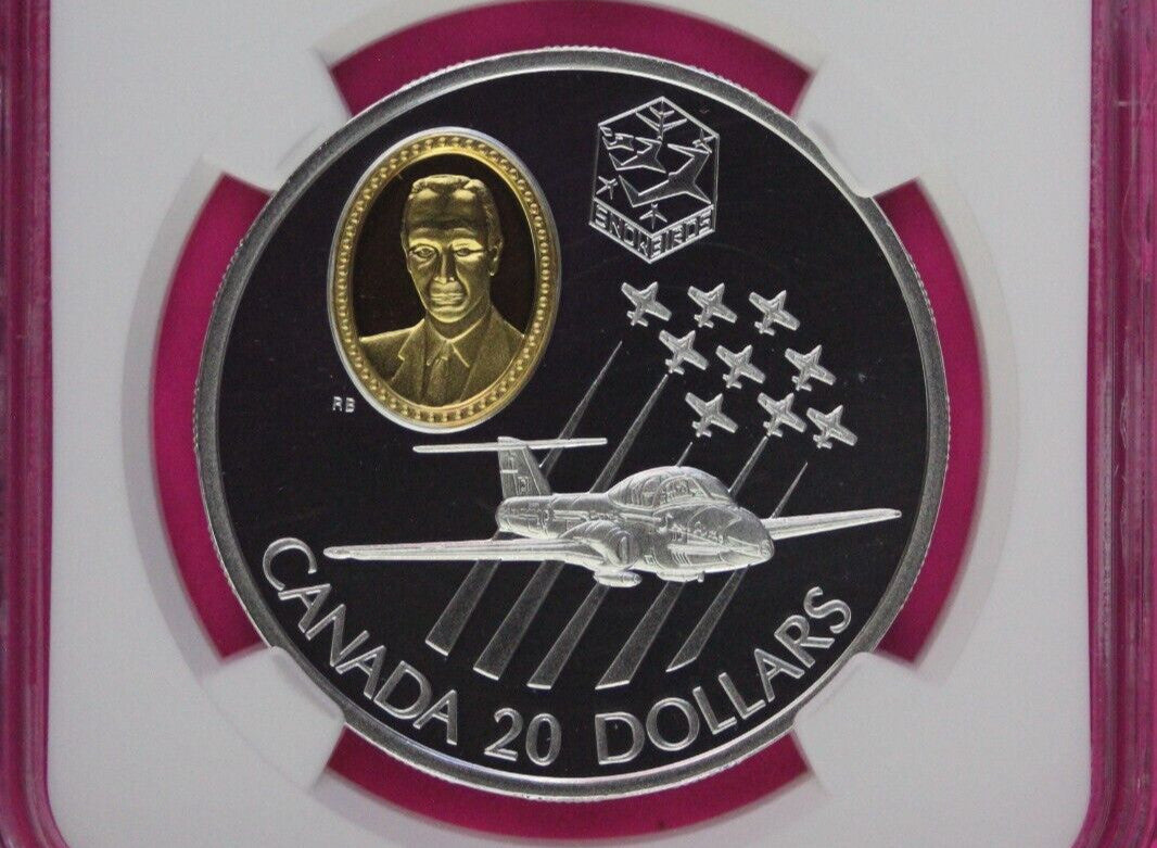 1997 PF 69 Ultra Cameo Canada Aviation Series CT-114 Tutor $20 NGC Slab 1067