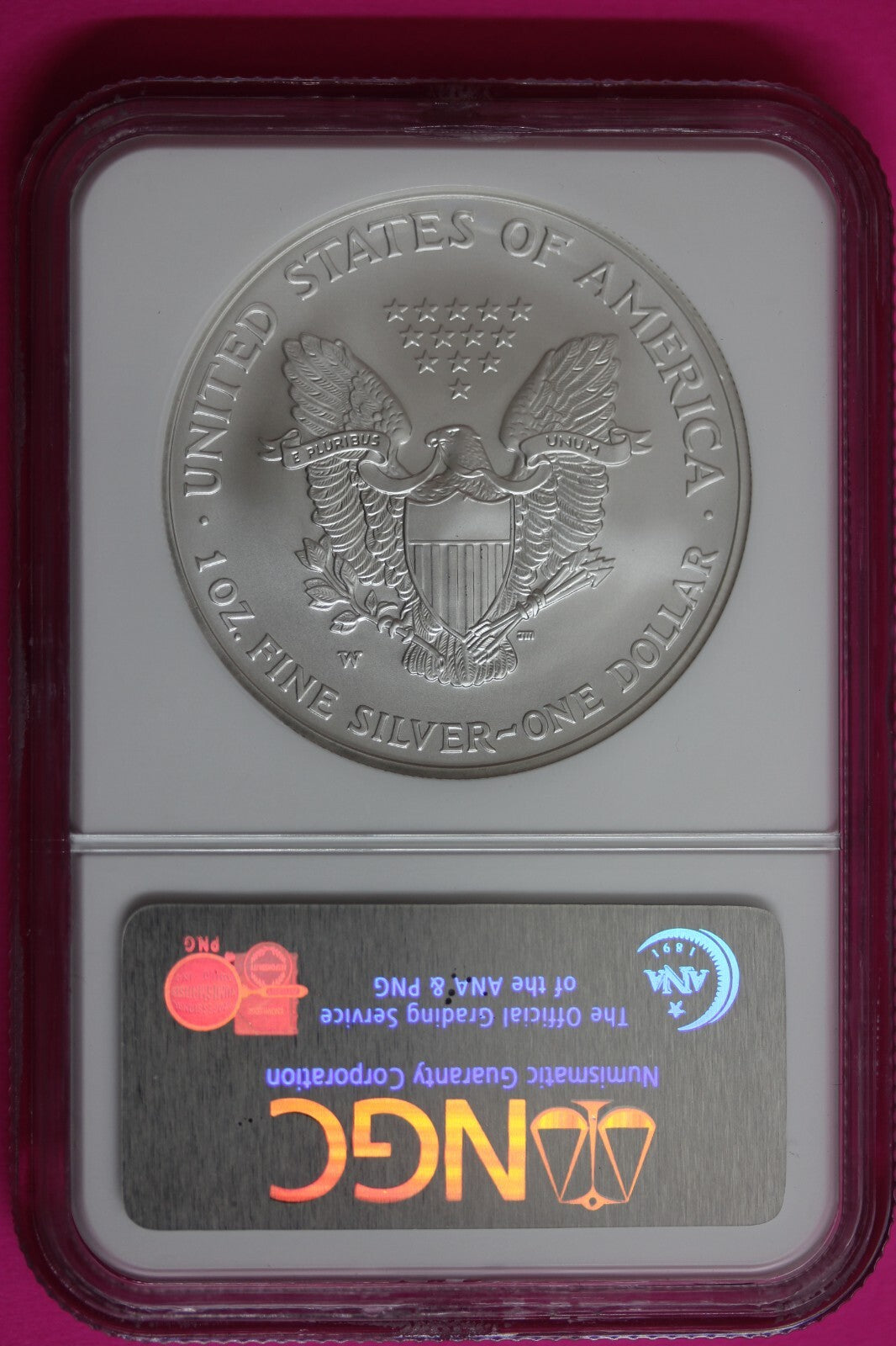 2006 W MS 69 Silver Eagle 20th Anniversary Silver Dollar Set NGC Graded Slab 490
