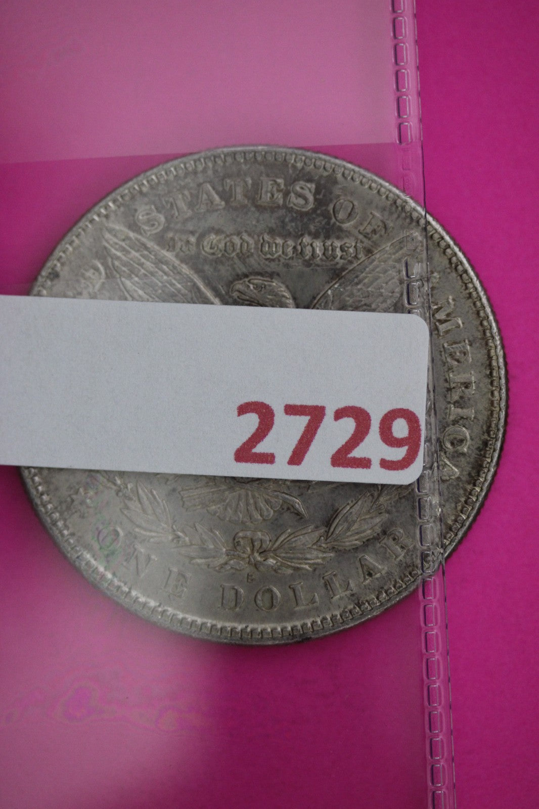 1878 S Morgan Lady Liberty Silver Dollar Guaranteed Authentic & Genuine 2729