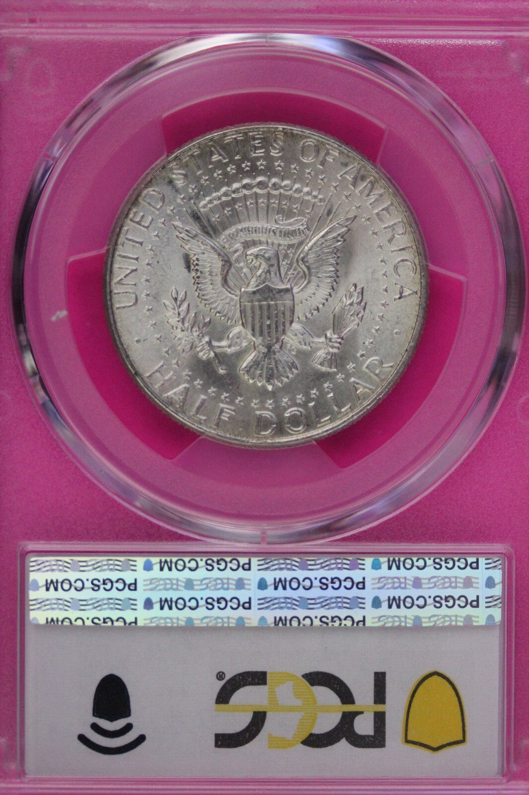 Toned 1964 P Silver MS 65 John F Kennedy Silver Half Dollar PCGS Graded 318