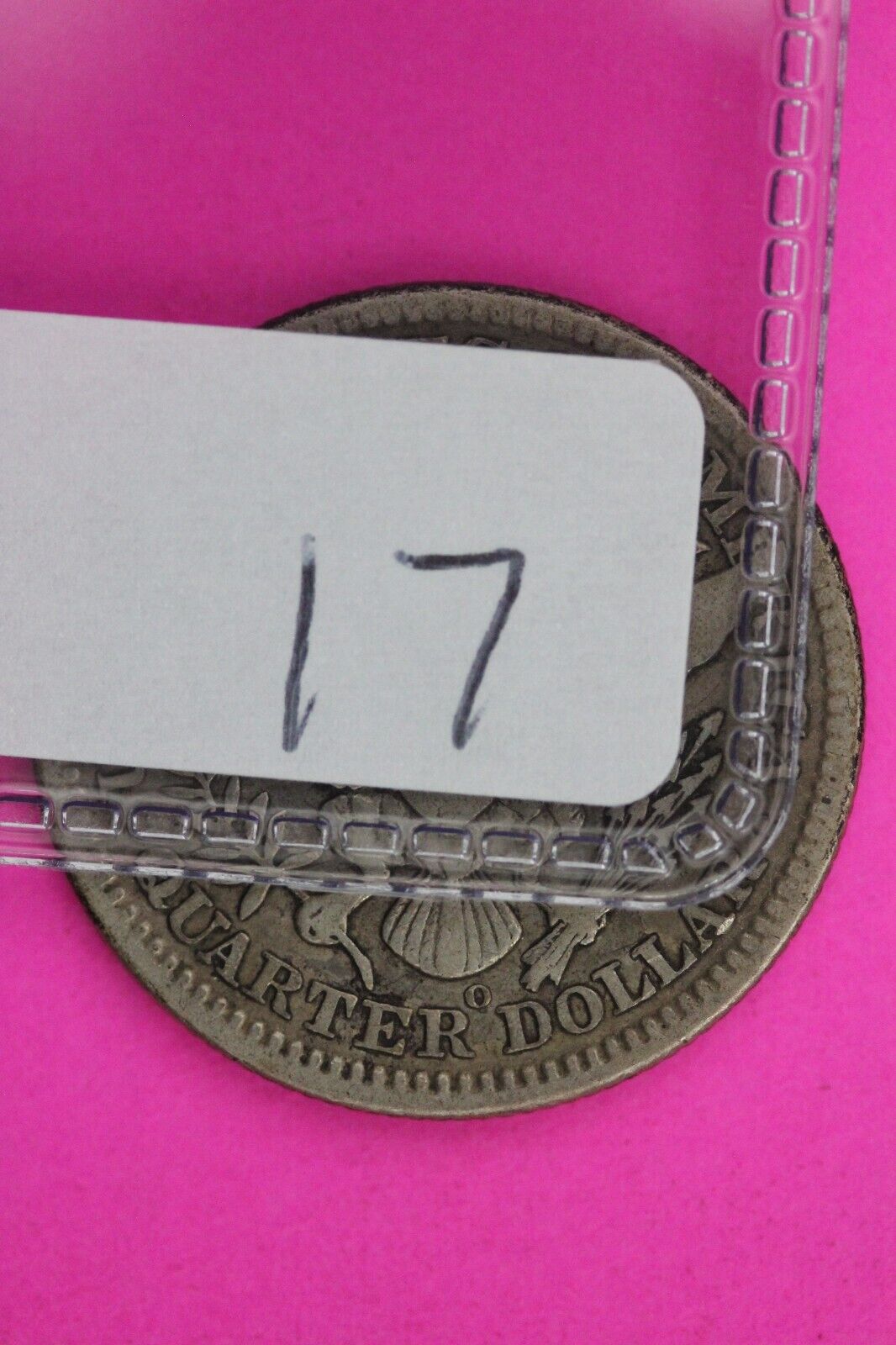 1907 O Barber Liberty Silver Quarter Scarce Semi Key Date New Orleans Mint 17