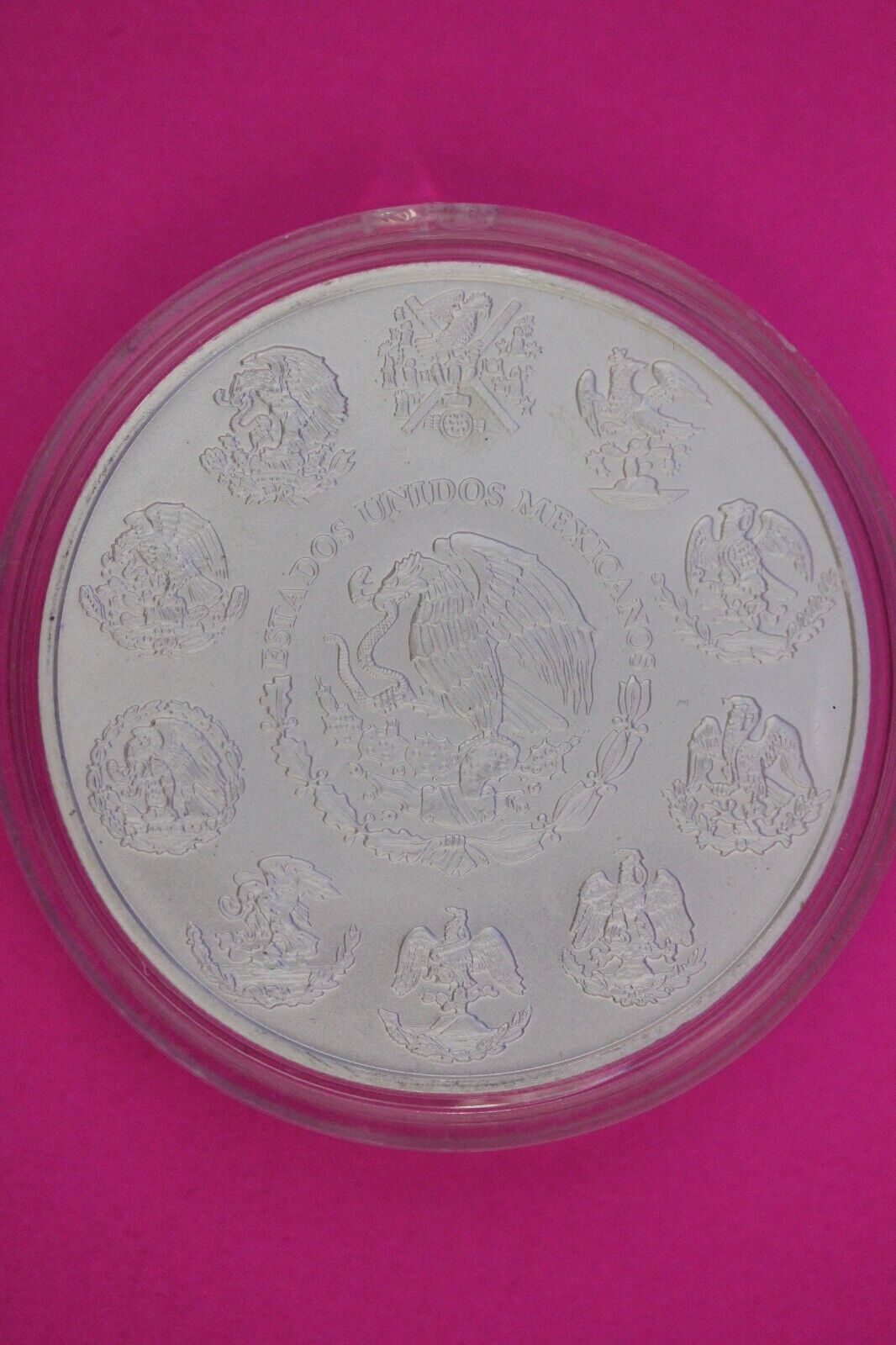 Gem BU 2012 Banco Azteca Mexico Libertad Same Silver Coin In Pics Capsule 18