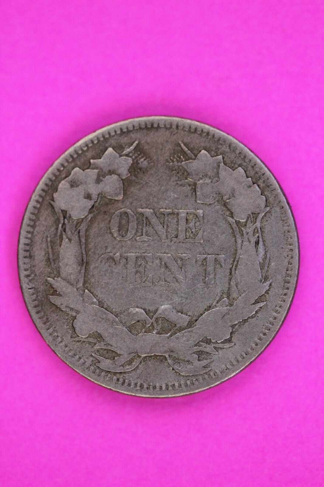 1857 Flying Eagle Cent Penny Exact Scarce Early Tpe Coin In The Pictures 74