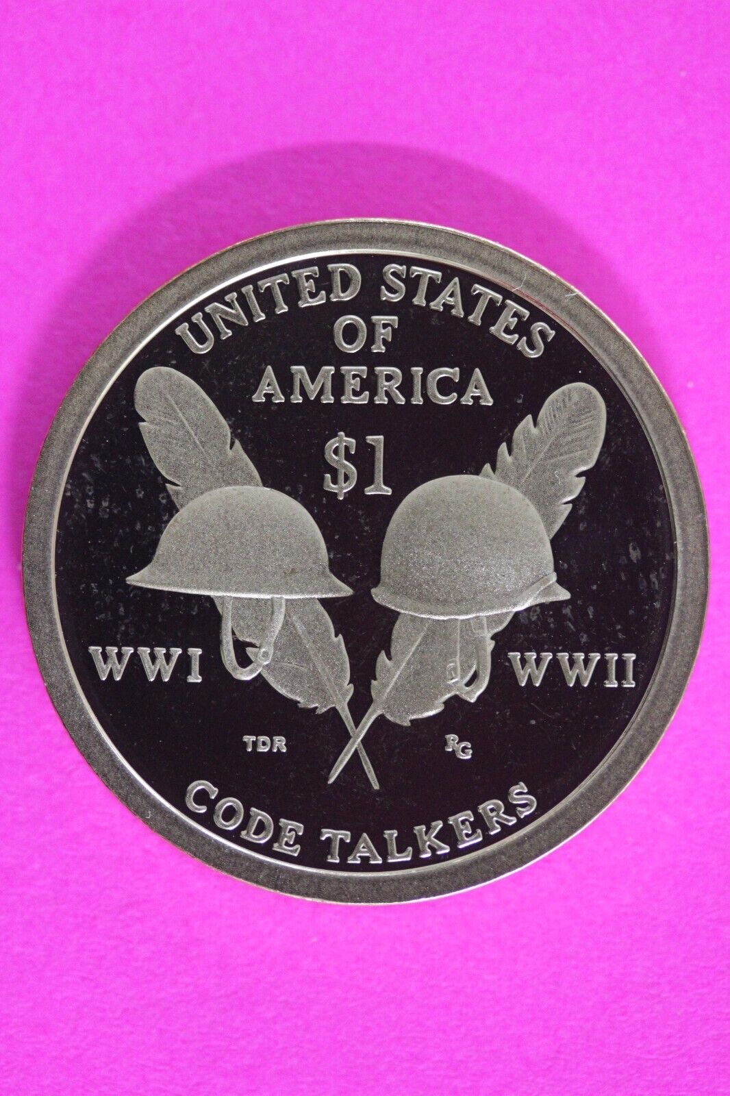 Proof 2016 S Code Talkers Sacagawea Dollar Deep Cameo Same Coin In Pics TOM 18