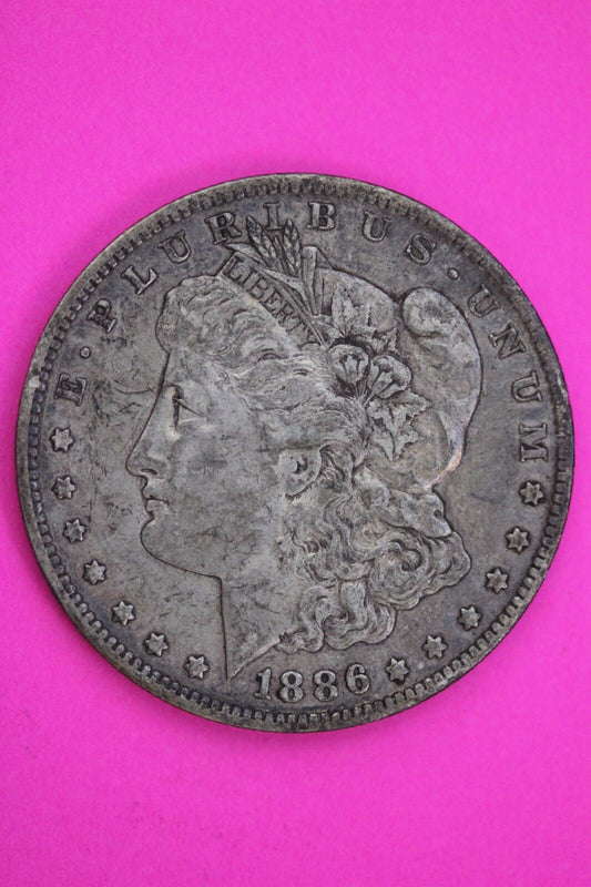 1886 O Morgan Lady Liberty Silver Dollar Rare Key Date Coin New Orleans Mint 02