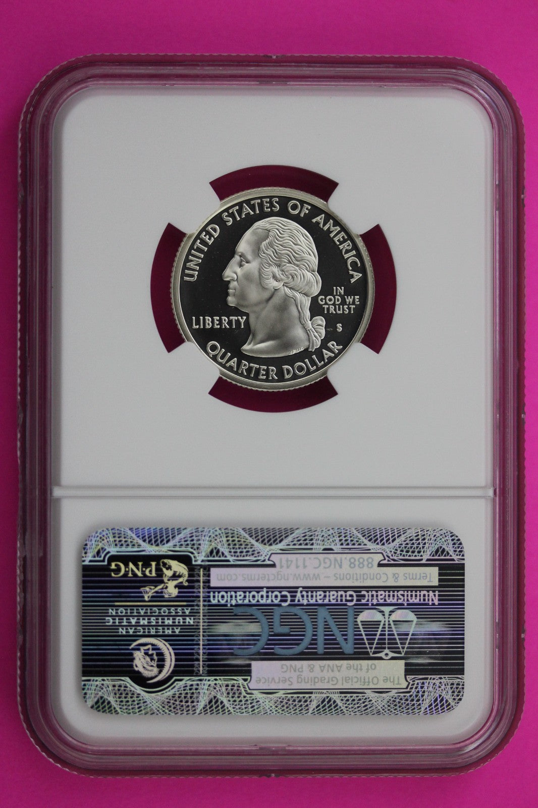 2006 S PF 70 North Dakota Silver State Quarter NGC Certified Authentic Slab 457