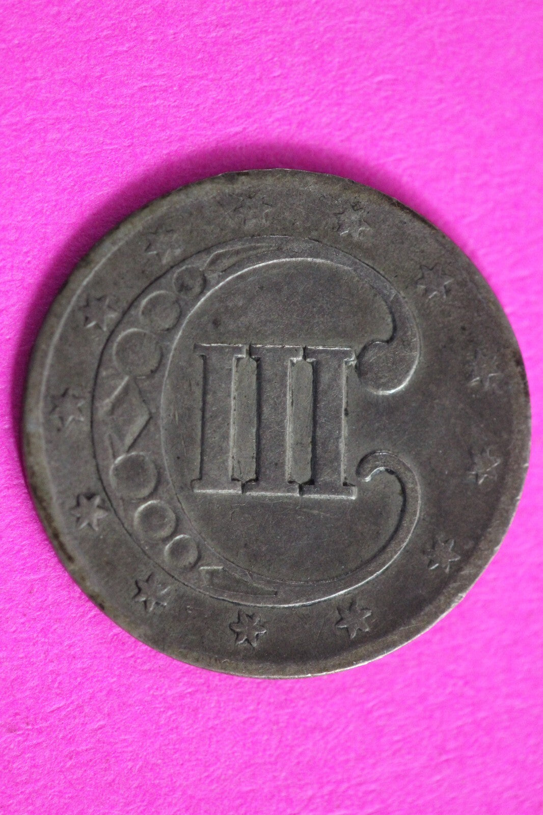 1852 Trime 3 Three Cent Silver Dime Exact Coin Shown In Pics Semi Key Date 53