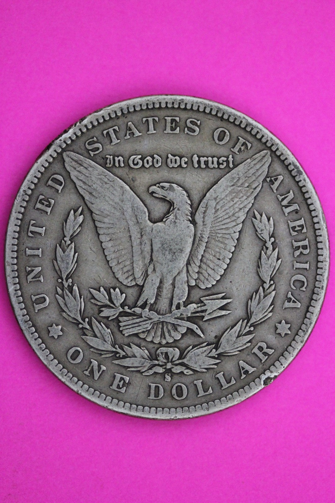 1896 S Morgan Silver Dollar Coin Guaranteed Authentic U.S.A American Seller 2282