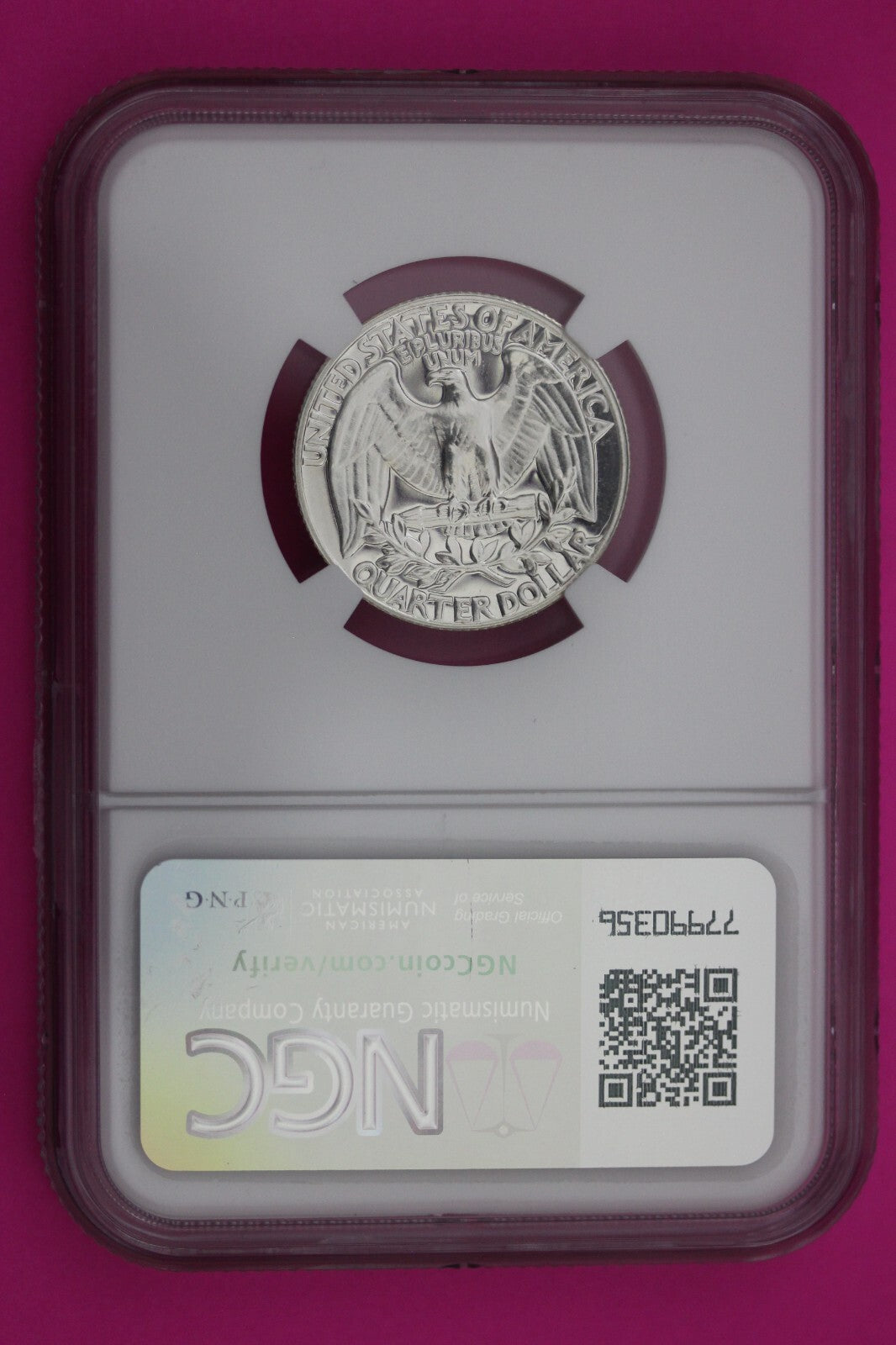 1959 PF 68 Proof Washington Silver Quarter NGC Certified Graded Authentic 271