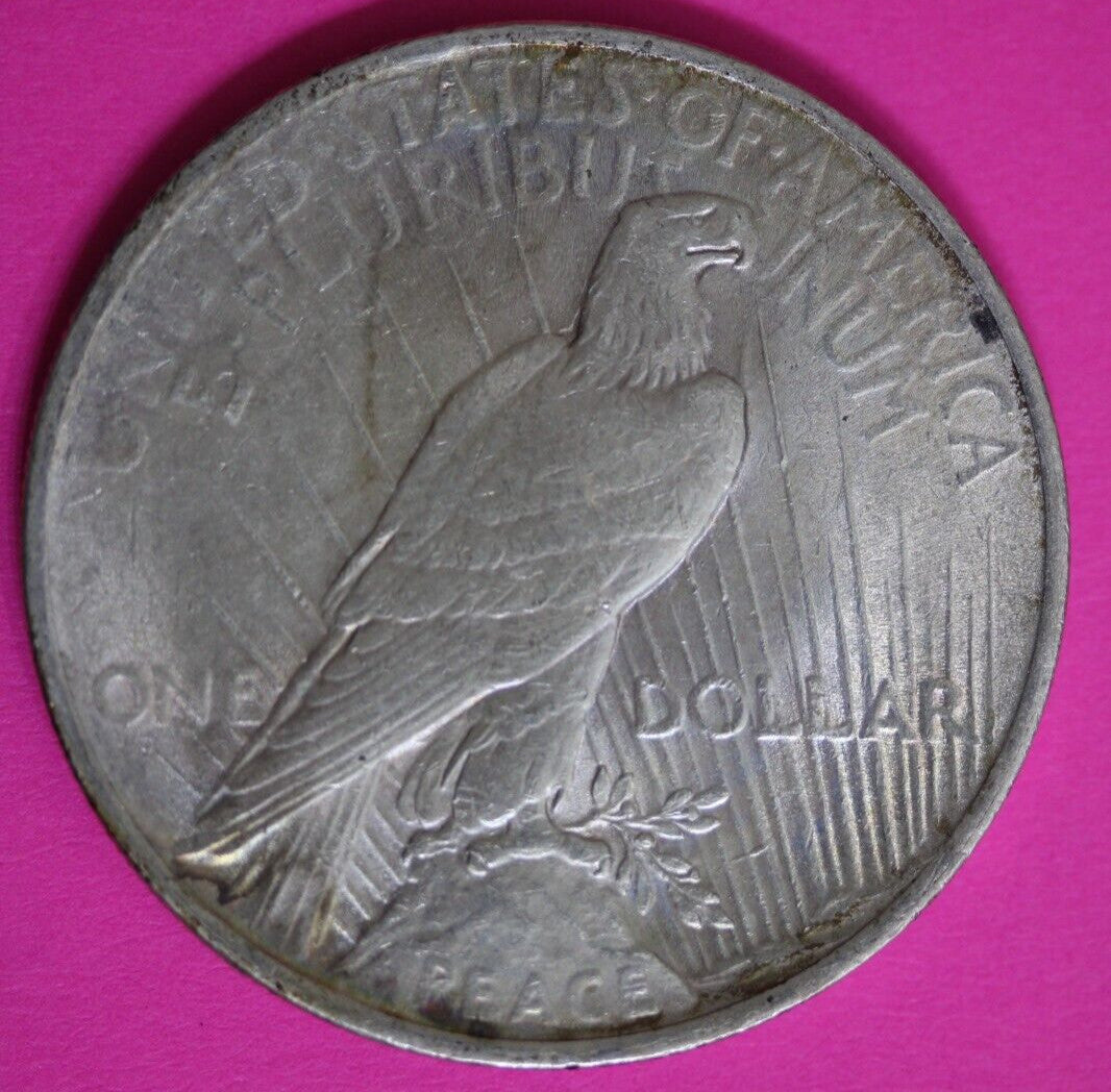 High Grade 1923 P Liberty Peace Silver Dollar Exact Coin In Pics Lots Luster 86