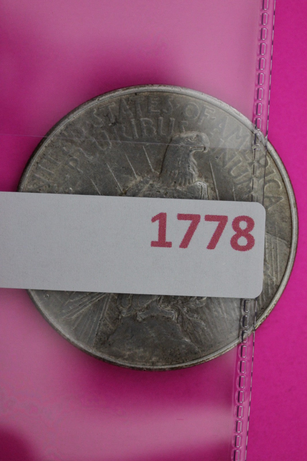 1934 D Peace Lady Liberty Semi Key Date Silver Dollar Guaranteed Authentic 1778