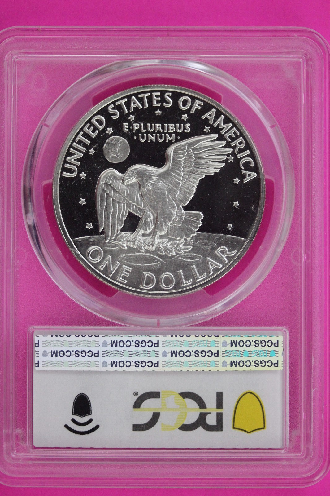 1971 S PR 69 DCAM Silver Ike Eisenhower Dollar PCGS Certified Authentic Slab 991