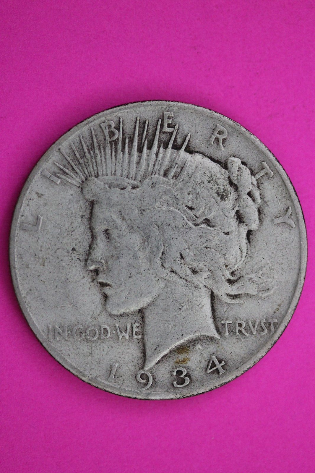 1934 S Peace Liberty Silver Dollar Guaranteed Authentic & Genuine Coin 1630