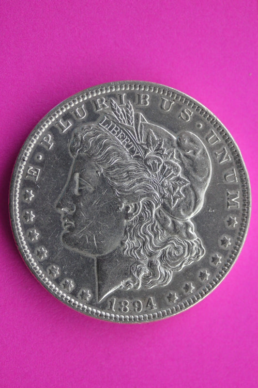 Hi Grade 1894 O Morgan Lady Liberty Rare Date Silver Dollar Authentic Coin 0388N