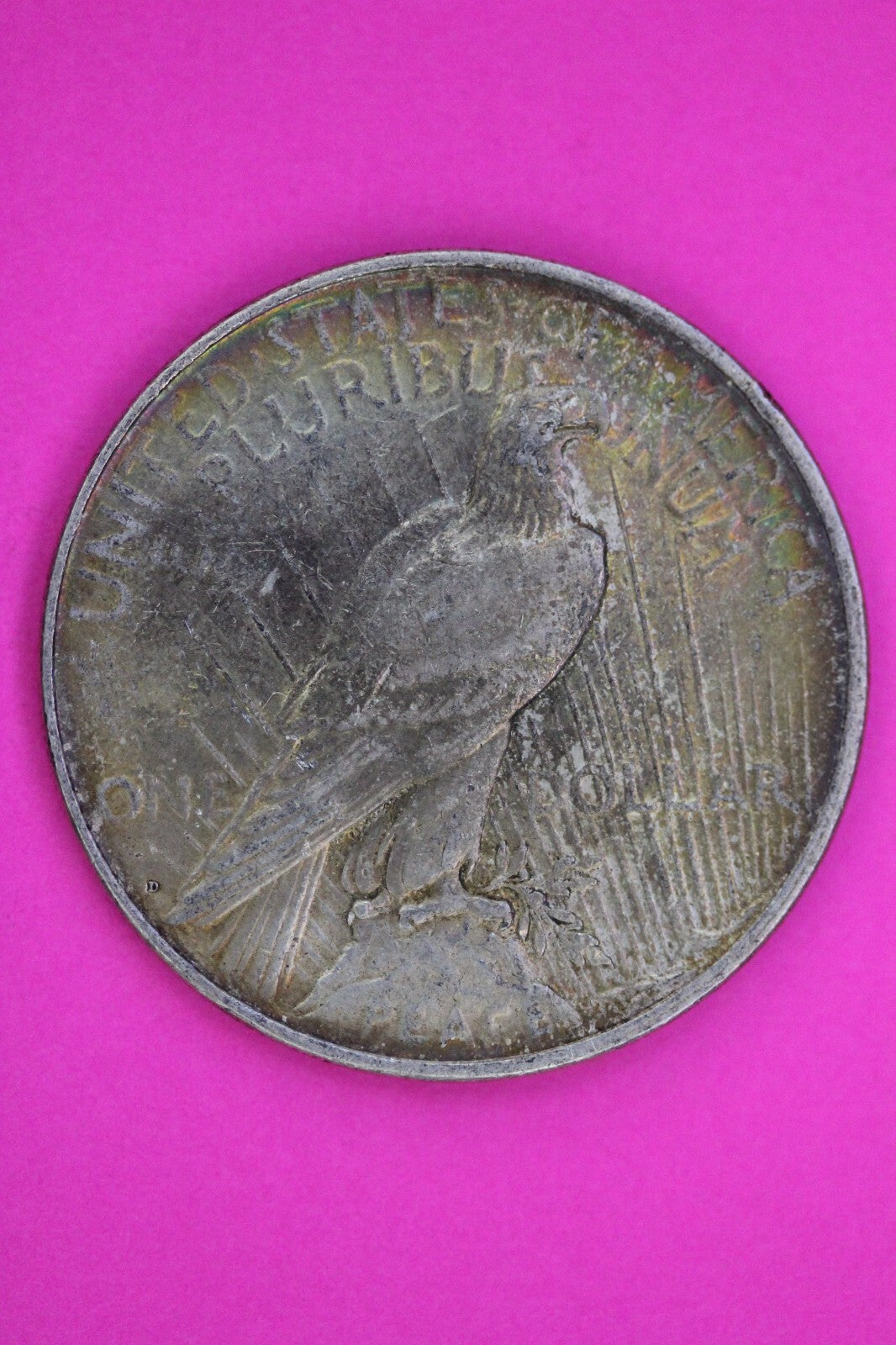 Toned High Grade 1922 D Liberty Peace Silver Dollar Denver Mint Coin 245