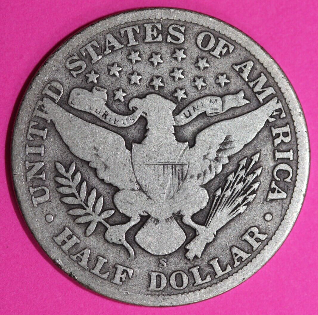 1904 S Barber Liberty Half Dollar Silver Semi Key Date San Francisco Mint 69