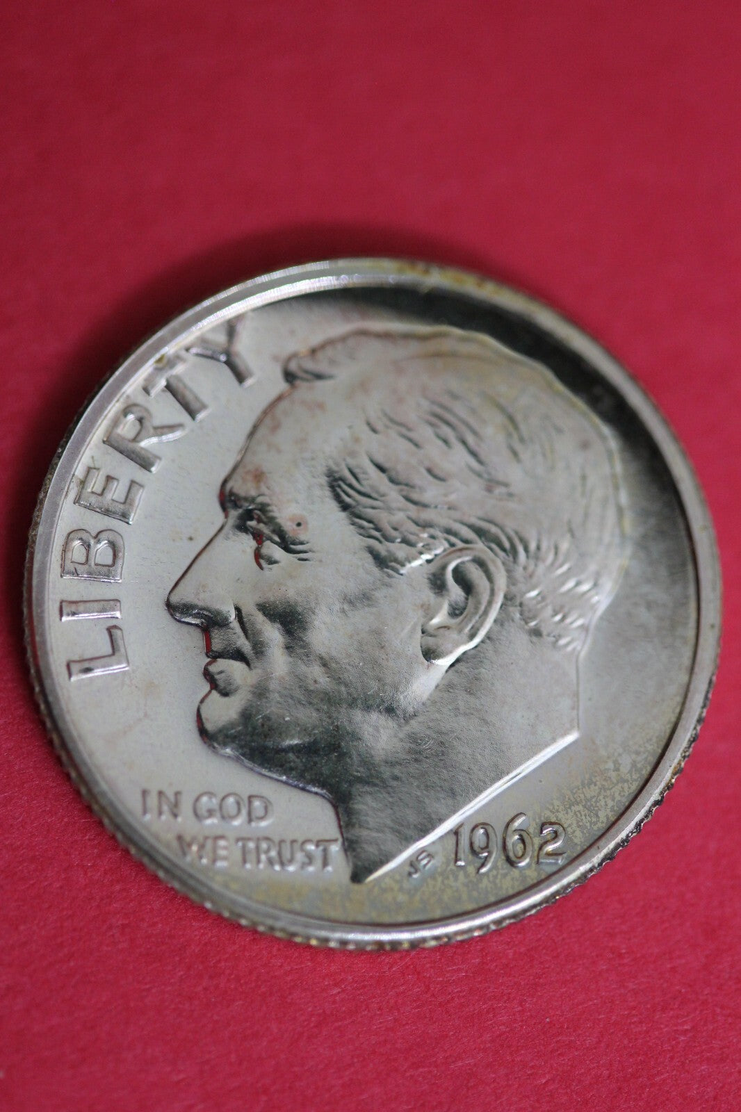 1962 Silver Proof Roosevelt Dime Exact Coin Shown Fast Shipping OCE 34