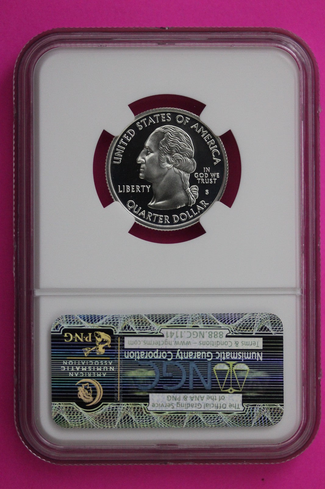 2001 S PF 70 North Carolina Silver State Quarter NGC Certified Authentic 444