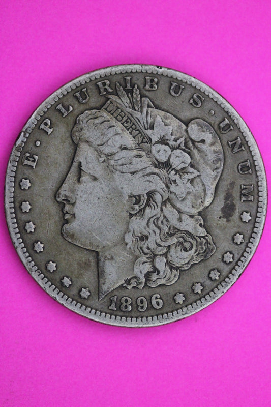 1896 S Morgan Silver Dollar Coin Guaranteed Authentic U.S.A American Seller 2282