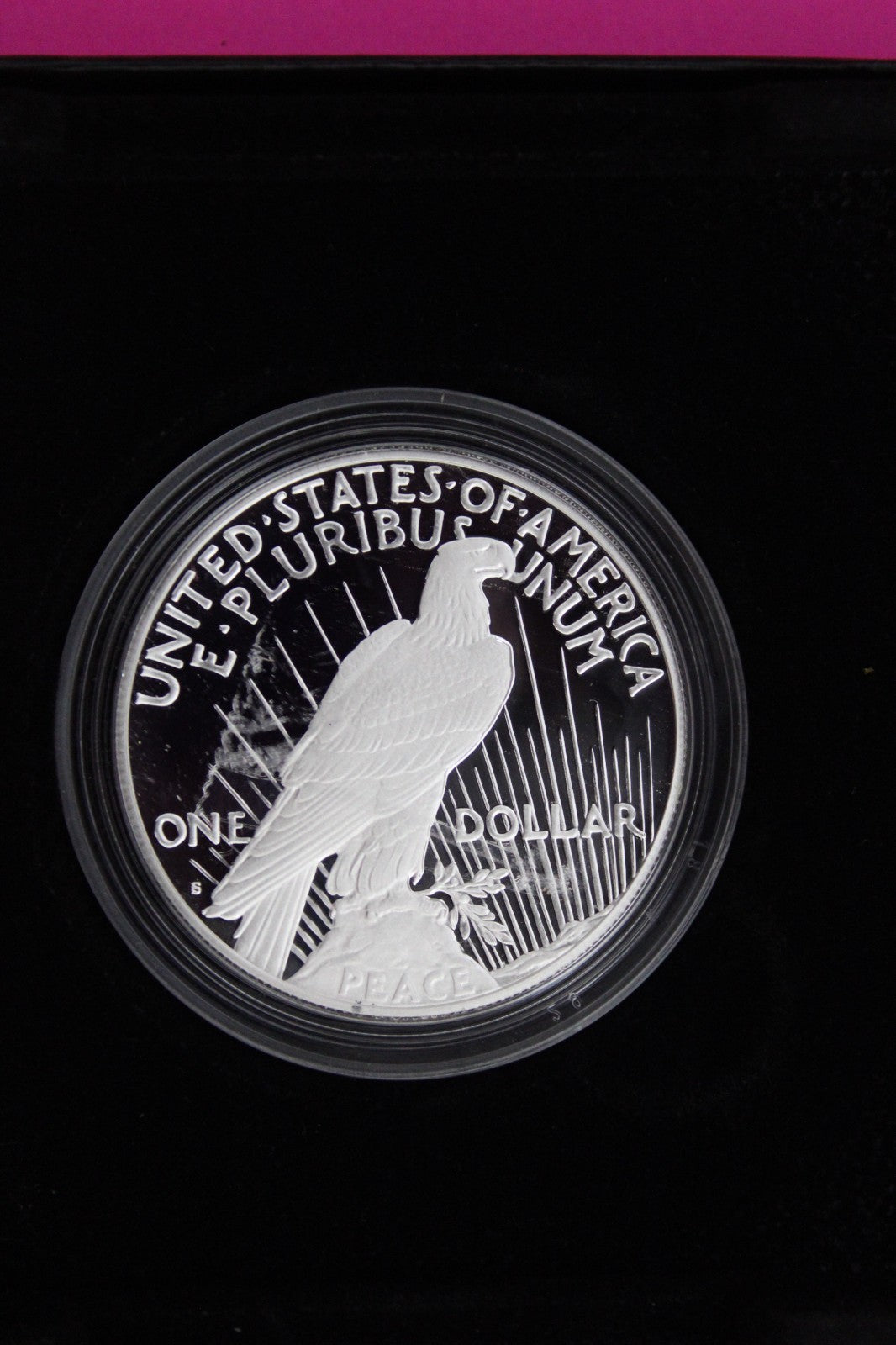 Gem Deep Cameo Proof 2023 S Peace Silver Dollar 999 Fine Mint Box & COA 6076