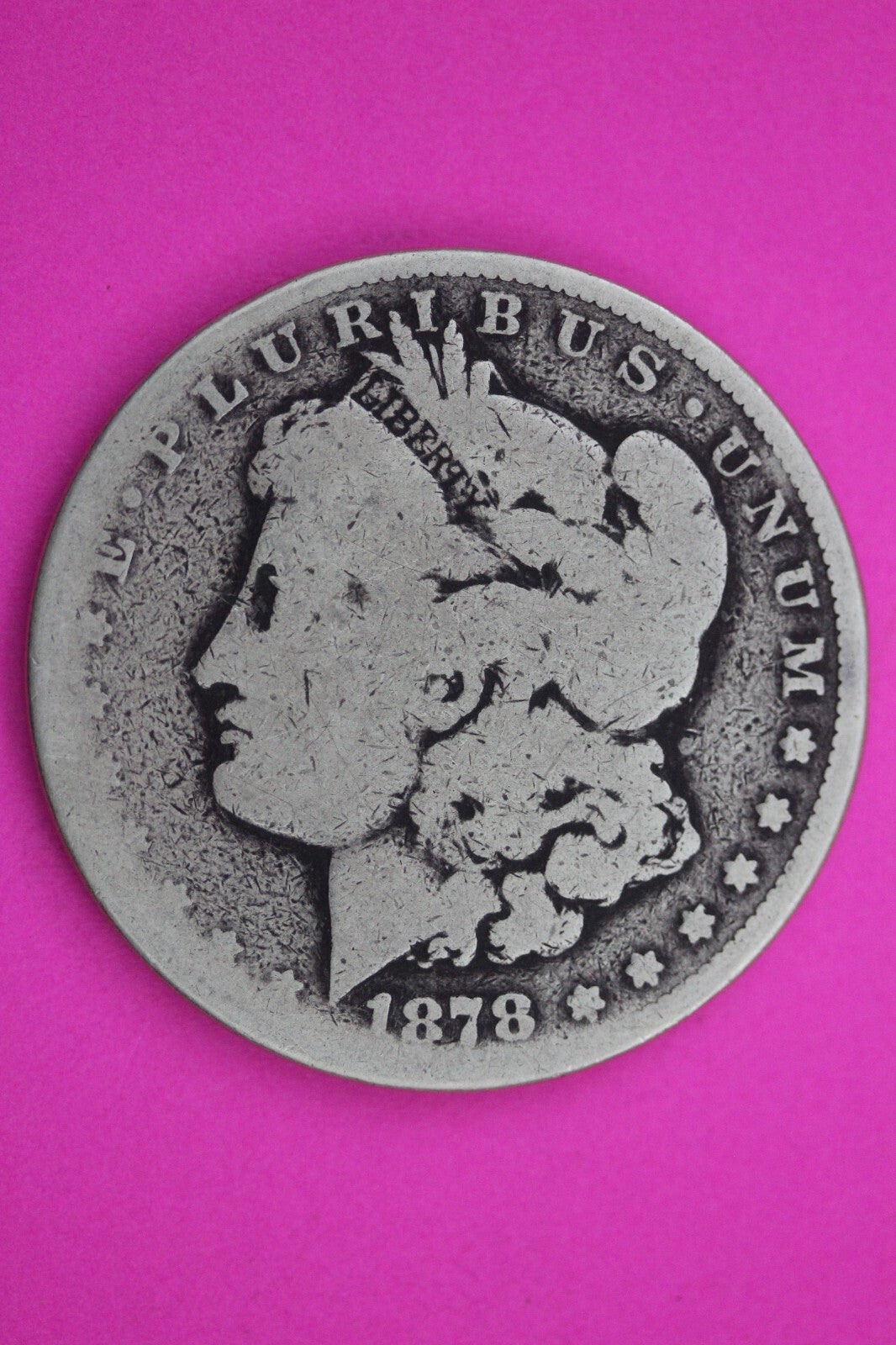 1878 CC Morgan Lady Liberty Silver Dollar Carson City Rare Key Date Coin 0156N