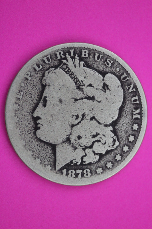 1878 CC Morgan Lady Liberty Silver Dollar Carson City Rare Key Date Coin 0156N