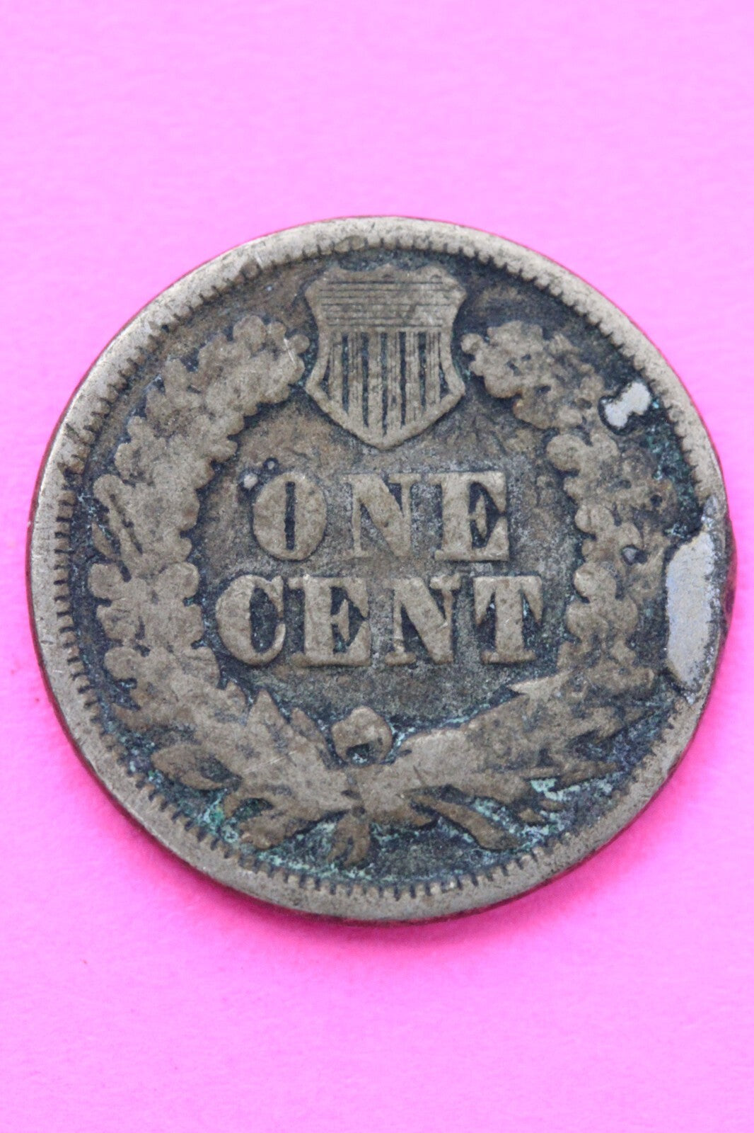1862 Copper Nickel Indian Head Cent Penny Exact Early Type Coin Pictured 184