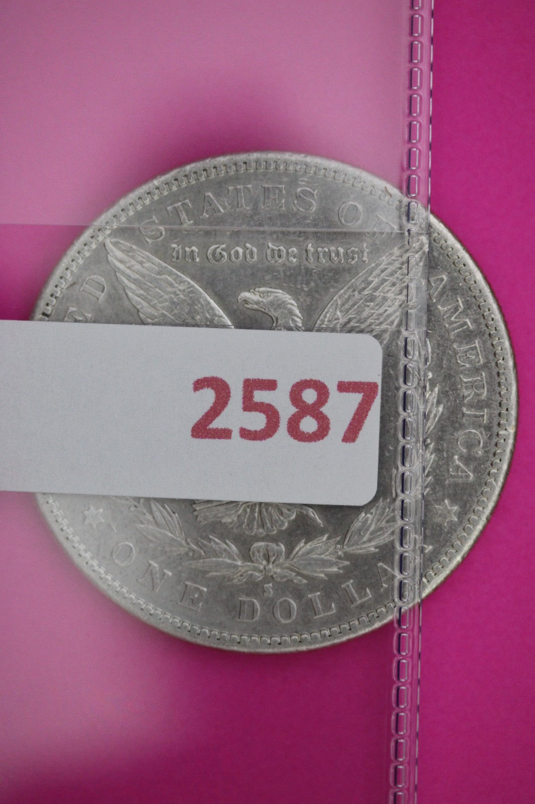 1884 S Morgan Liberty Silver Dollar Guaranteed Authentic & Genuine Coin 2587