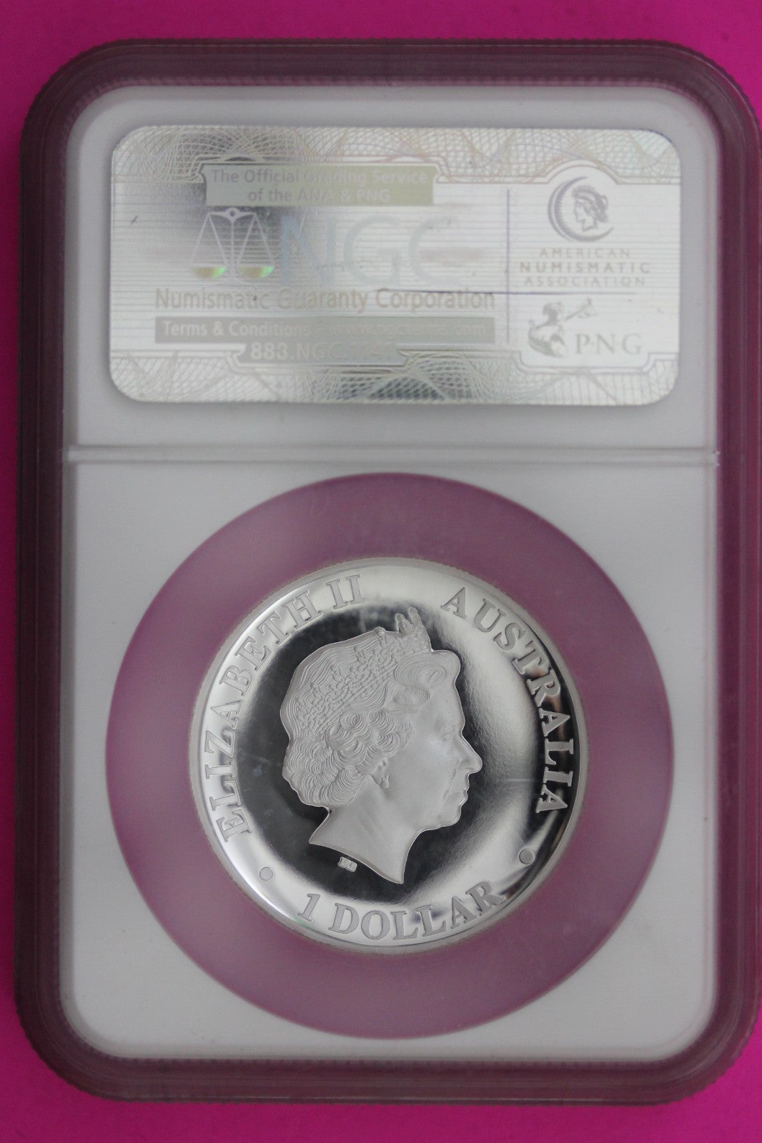 2011 PF 69 High Relief Australia Kangaroo $1 Dollar NGC Certified Graded 6009