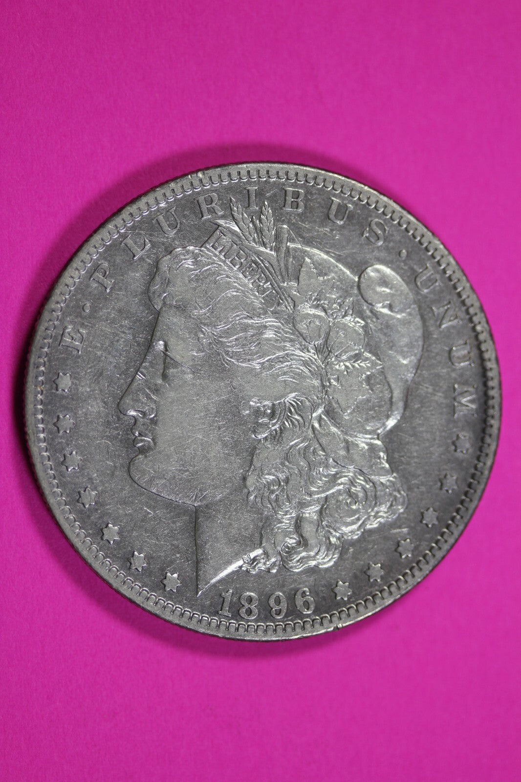 High Grade 1896 S Morgan Liberty Silver Dollar Rare Key Date San Francisco 113