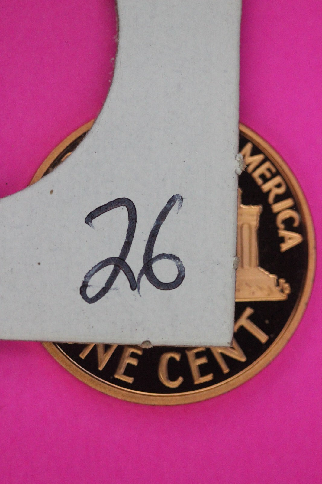 Gem Proof 2007 S Ultra Deep Cameo Lincoln Memorial Cent Same Coin In Pics TOM26