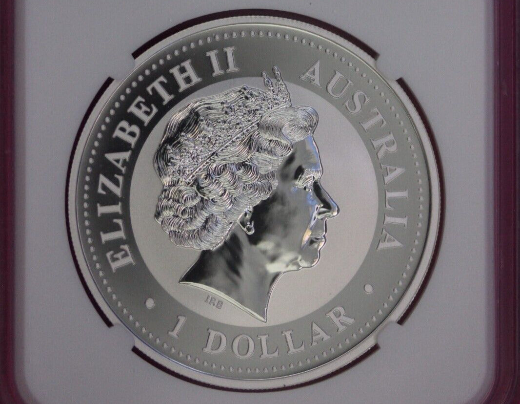 Top Pop None Finer 2001 MS 70 Year Of The Snake Australia NGC Certified Slab 836