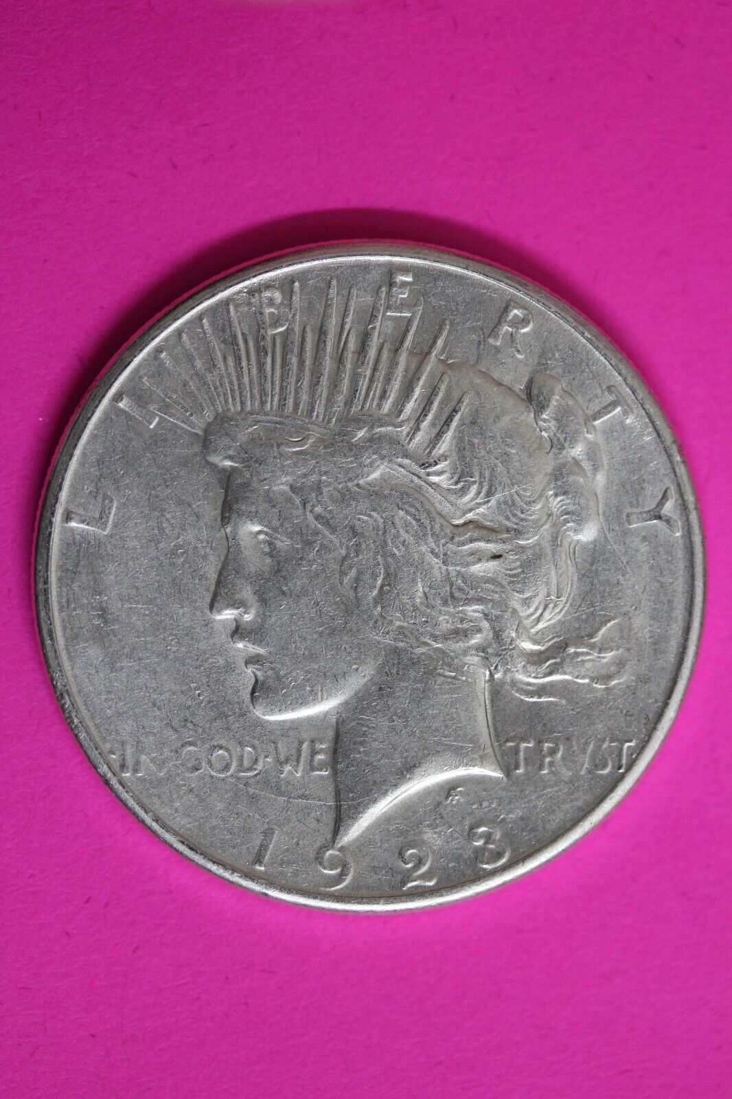 High Grade 1923 S Liberty Peace Silver Dollar San Francisco Mint Nice Luster 170