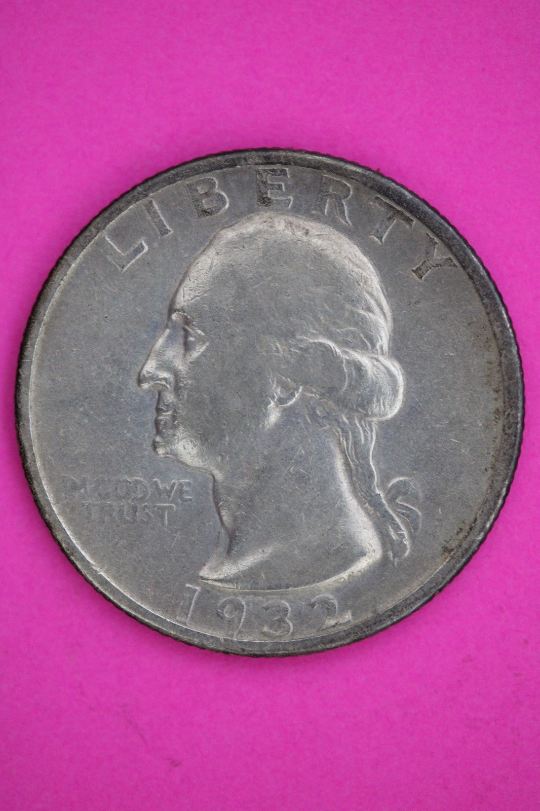 1932 S George Washington Silver Quarter Guaranteed Authentic Genuine Coin 2570