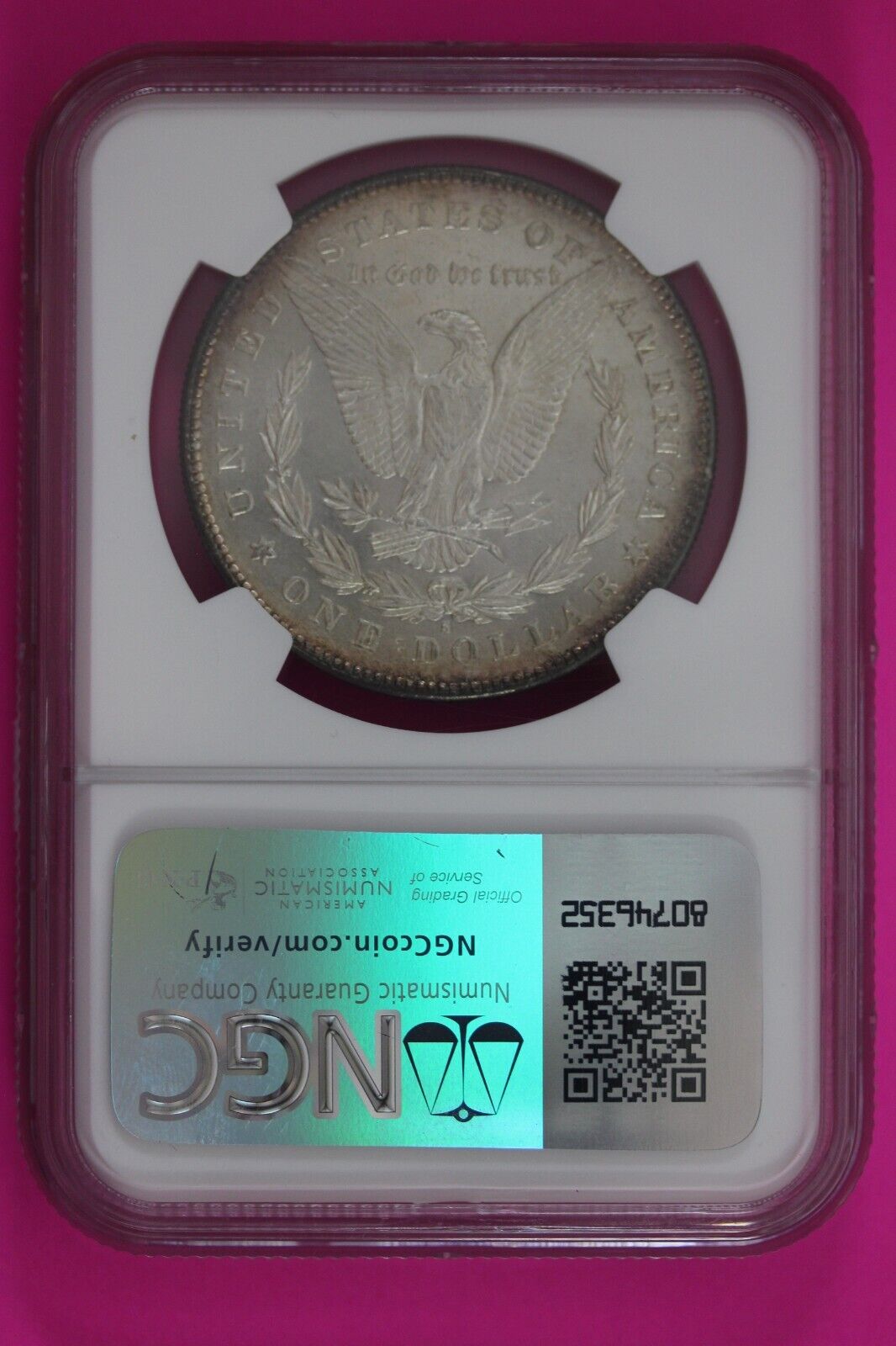 1878 S MS 63 Liberty Morgan Silver Dollar NGC Certified Graded Slab 223
