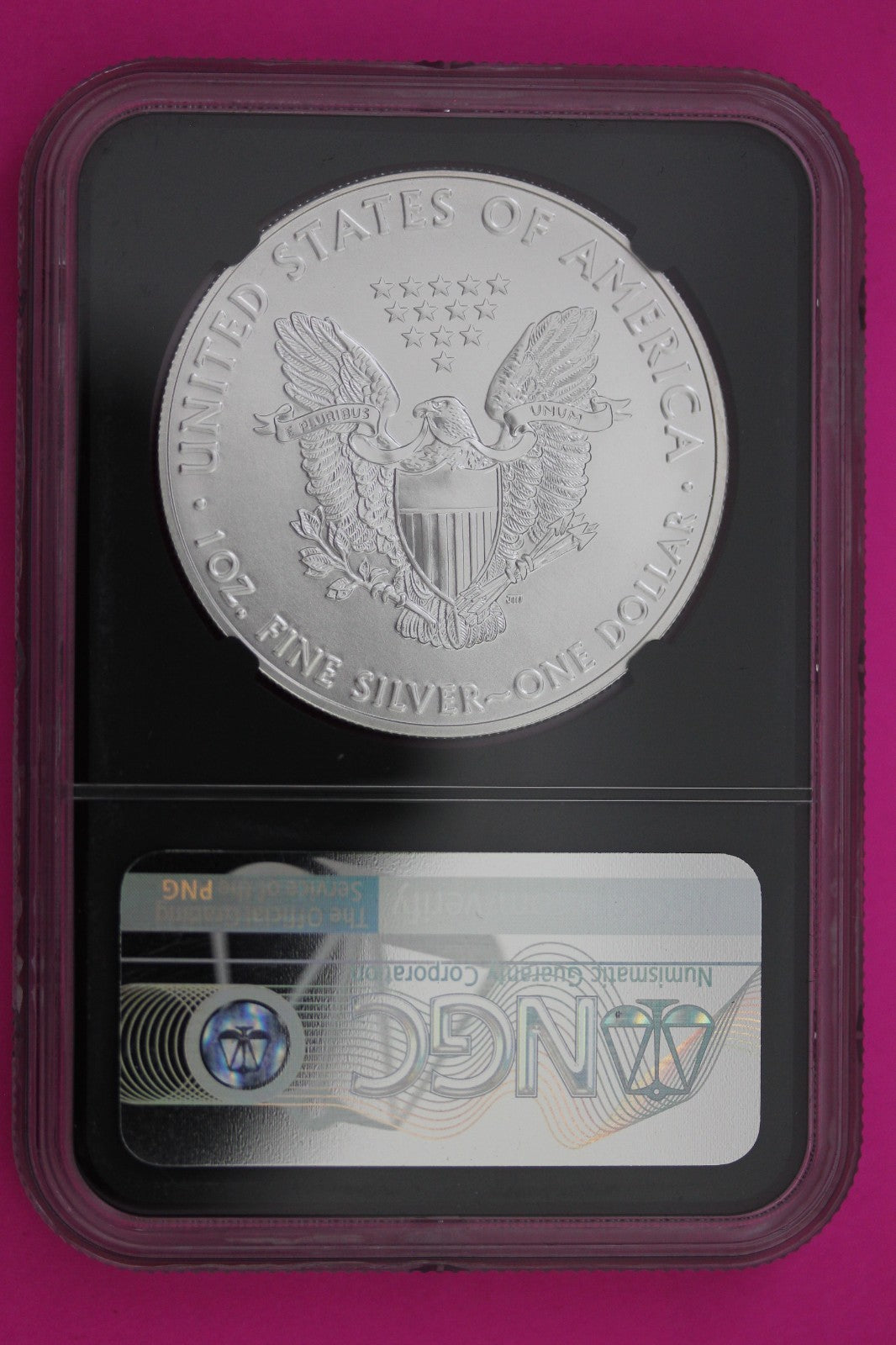 2018 MS 70 Silver Eagle Moy Signature 1rst Day Issue 1 OZ .999 NGC Certified 256