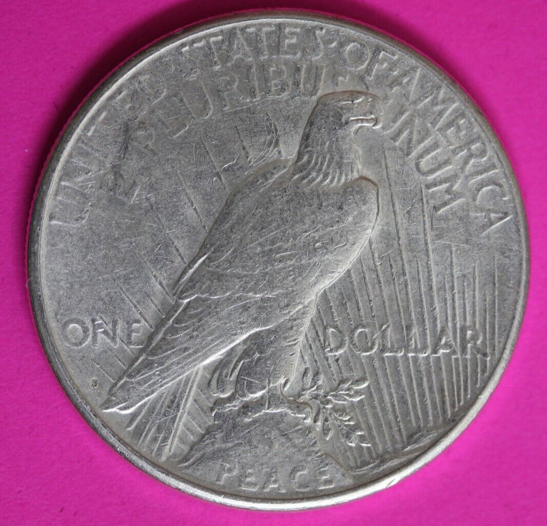 High Grade 1923 S Liberty Peace Silver Dollar San Francisco Mint Nice Luster 170