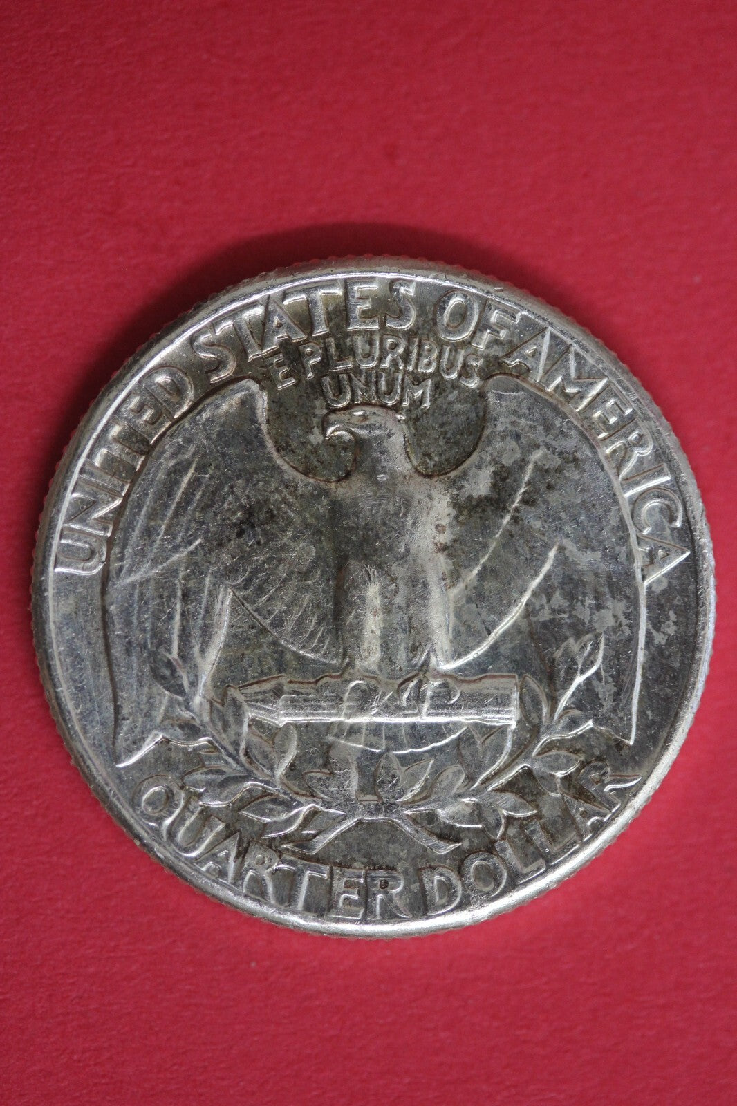 1963 Uncirculated Type B Reverse George Washington Quarter Exact Coin OCE 62