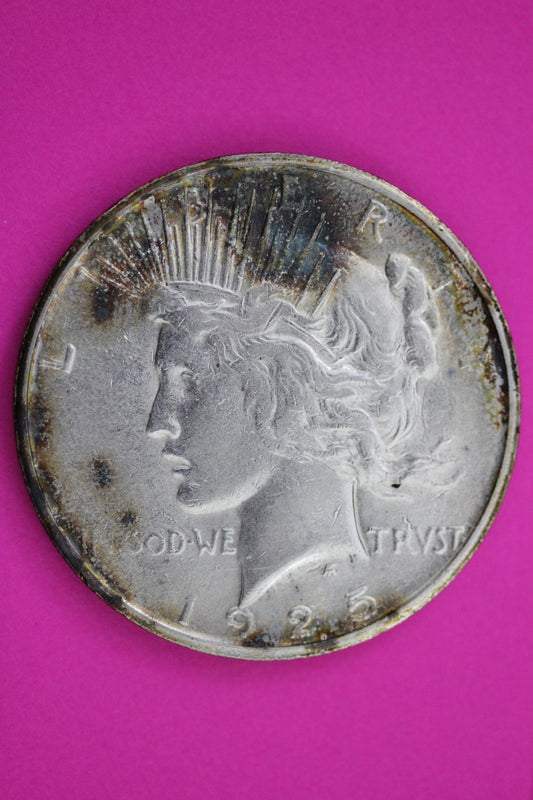 1925 S Peace Silver Dollar LIberty Coin Guaranteed Genuine American Seller 1991