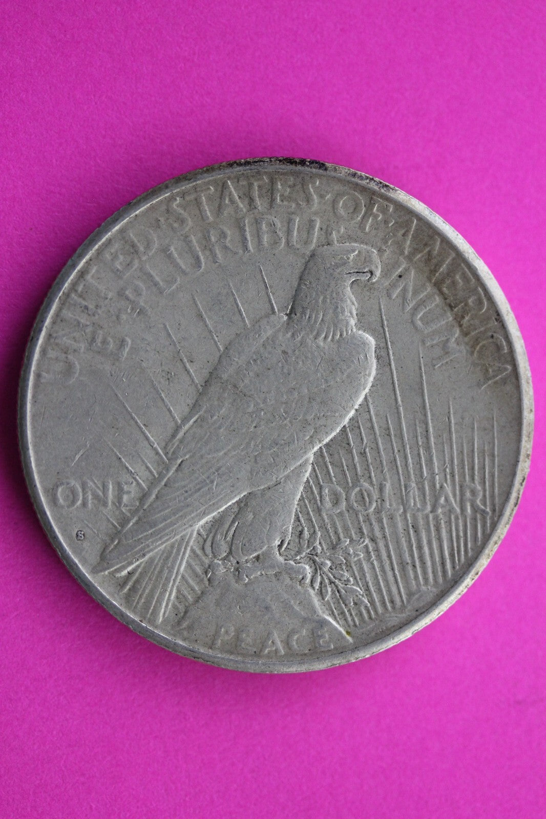 High Grade 1925 S Peace Silver Dollar LIberty Coin Guaranteed Authentic 0371N