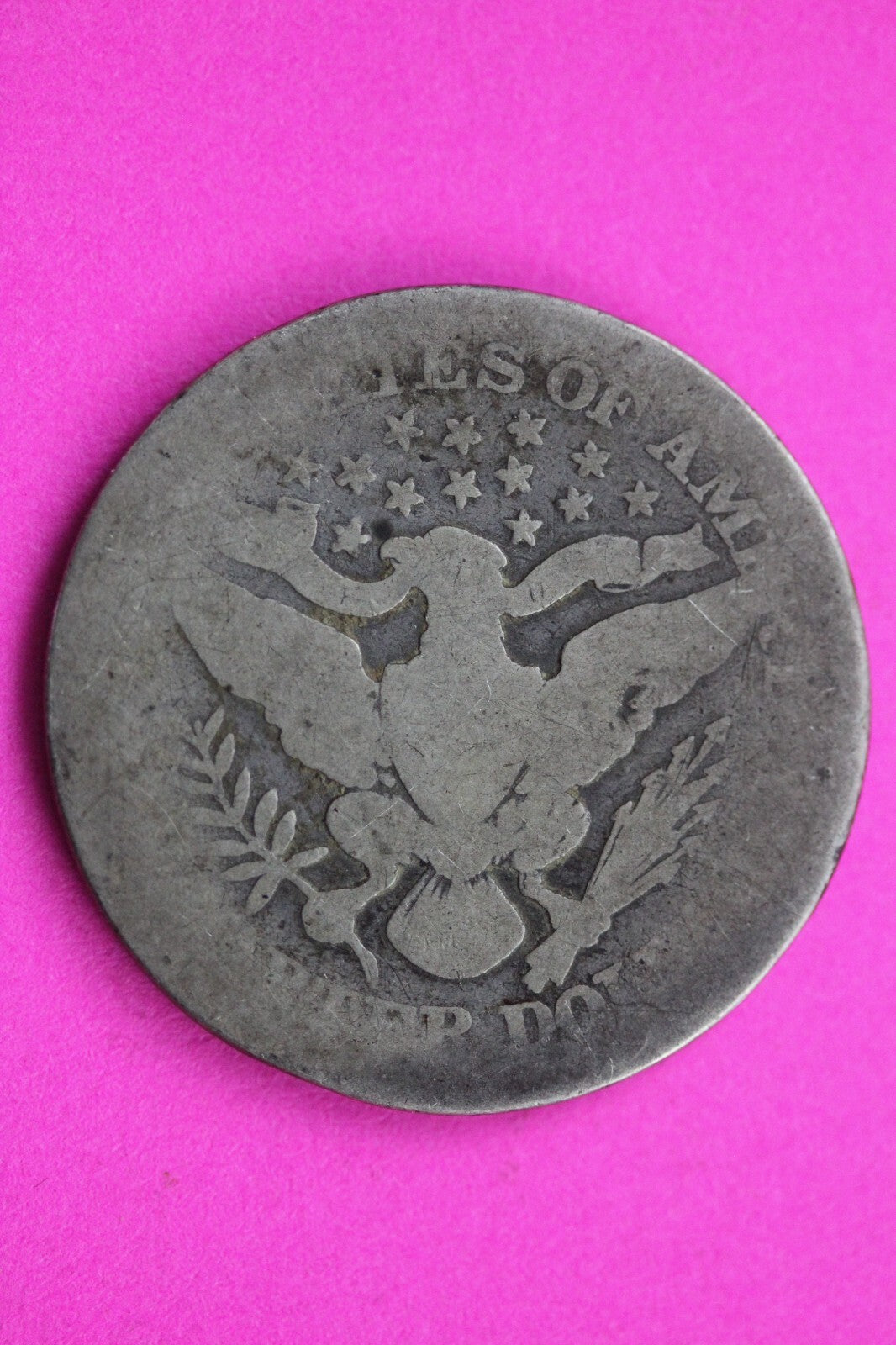 1913 P Barber Liberty Silver Quarter Scarce Guaranteed Authentic Rare Coin 0898