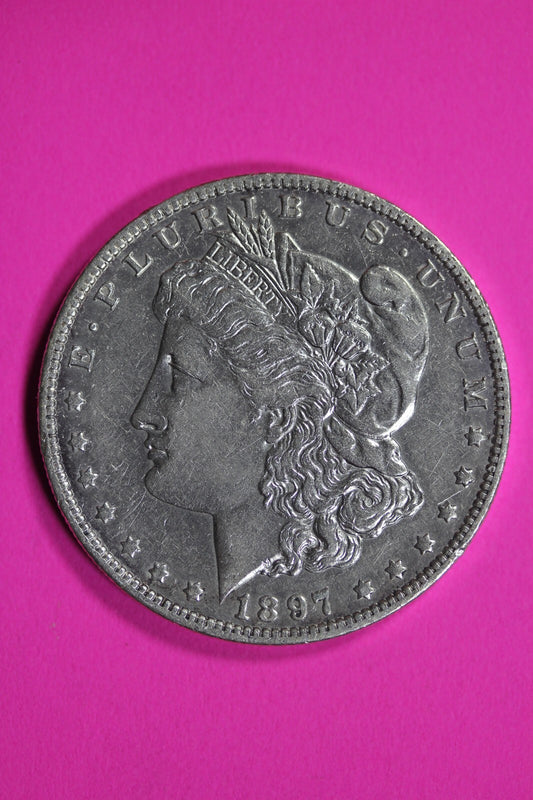 High Grade 1897 O Morgan Liberty Silver Dollar Semi Key Date Coin New Orleans 18