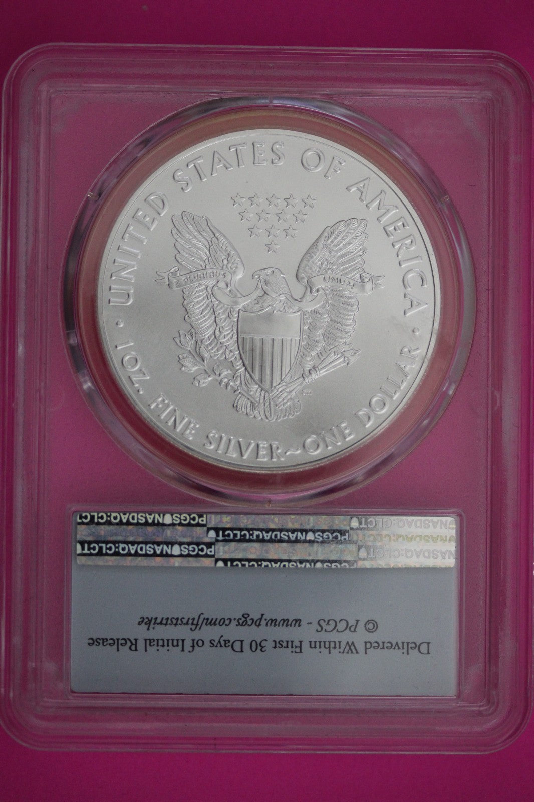 2017 MS 70 Silver Eagle First Strike 1 OZ PCGS Graded Authentic Coin Slab 904