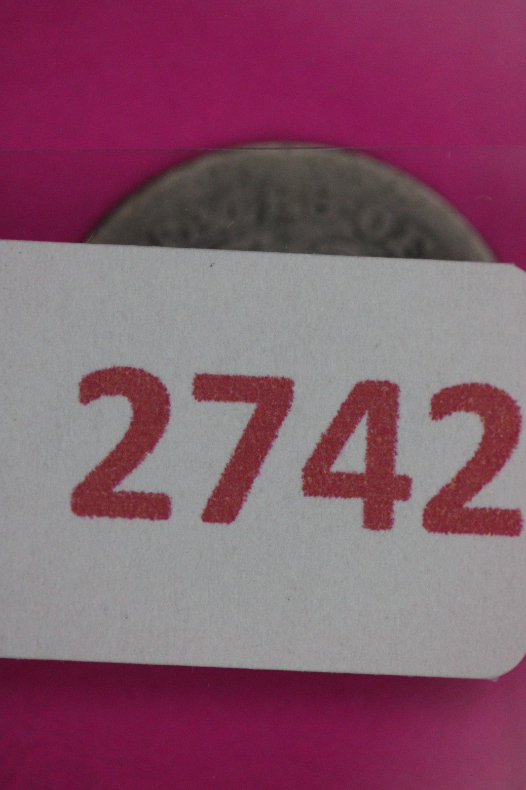 1854 P Seated Half Dime Silver Exact Coin Shown Filler Damaged Bent 2742