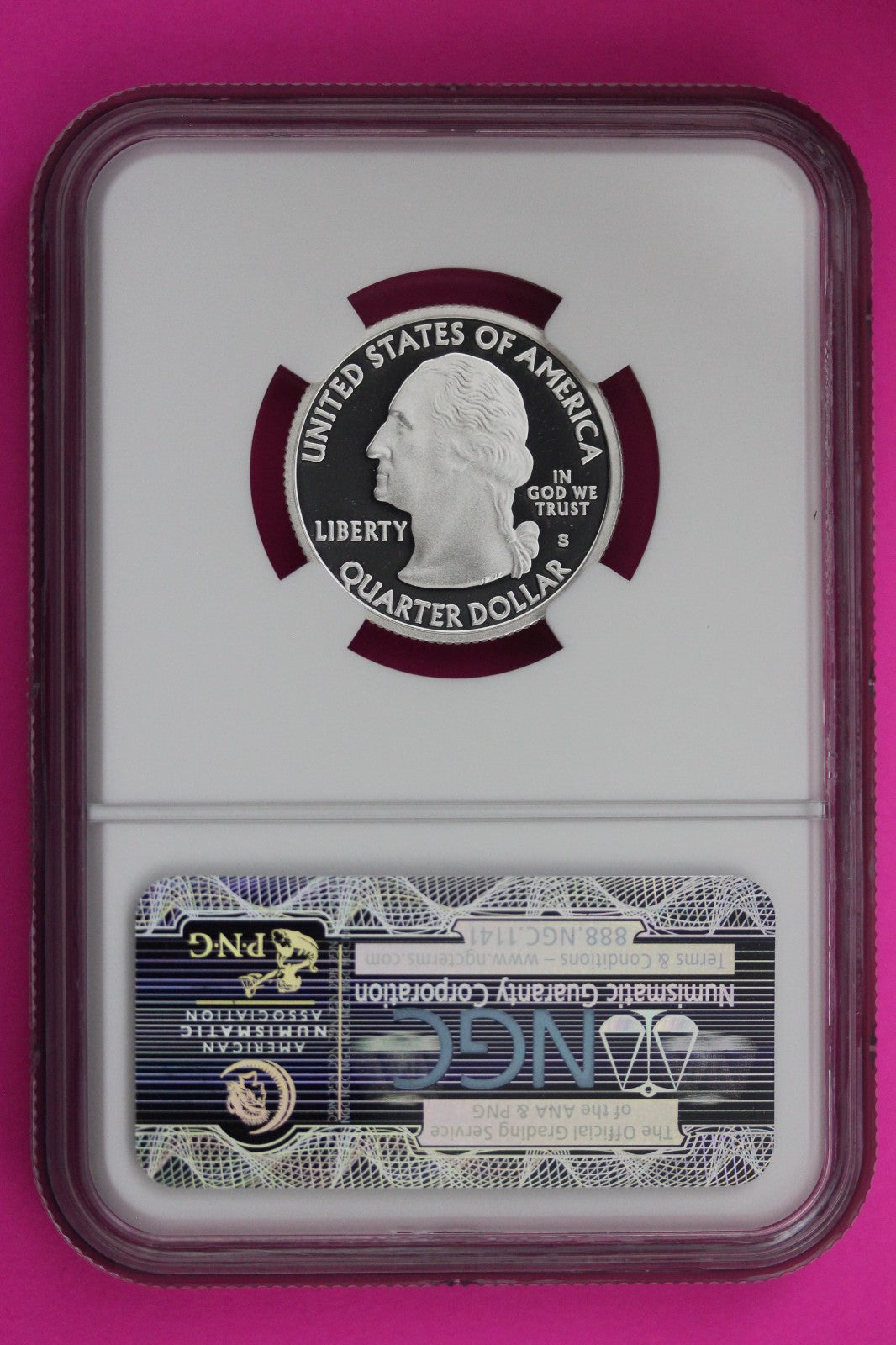 2009 S PF 70 District of Columbia Silver State Quarter NGC Certified Graded 469