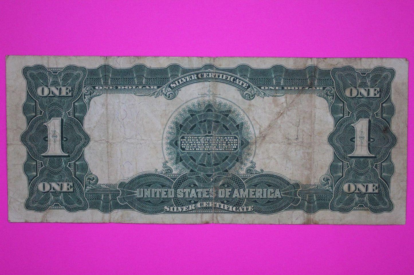 1899 $1 One Dollar Black Eagle Silver Certificate FR 236 Guaranteed Authentic 13