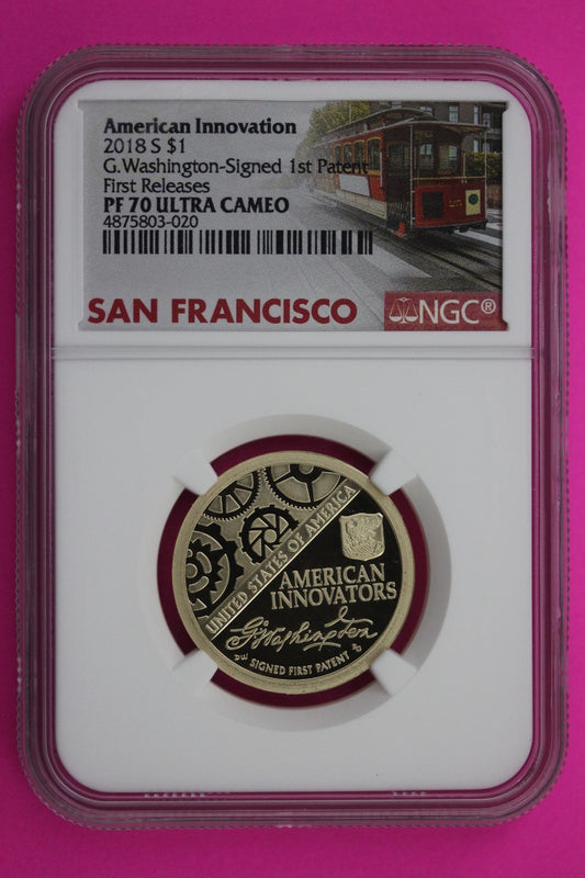 2018 PF 70 Proof Ametican Innovation Dollar NGC Graded Certified Authentic 543